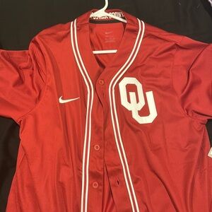Oklahoma baseball Nike jersey